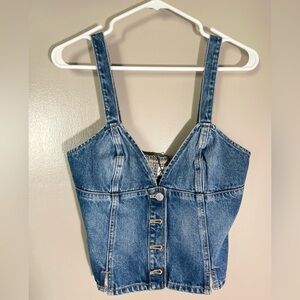 ZARA Jean top